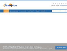 Tablet Screenshot of chimafrique.com